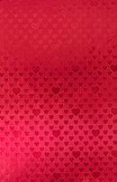 GW-3009D Red Foil Hearts