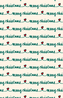 GW-9554D Merry Christmas Hearts